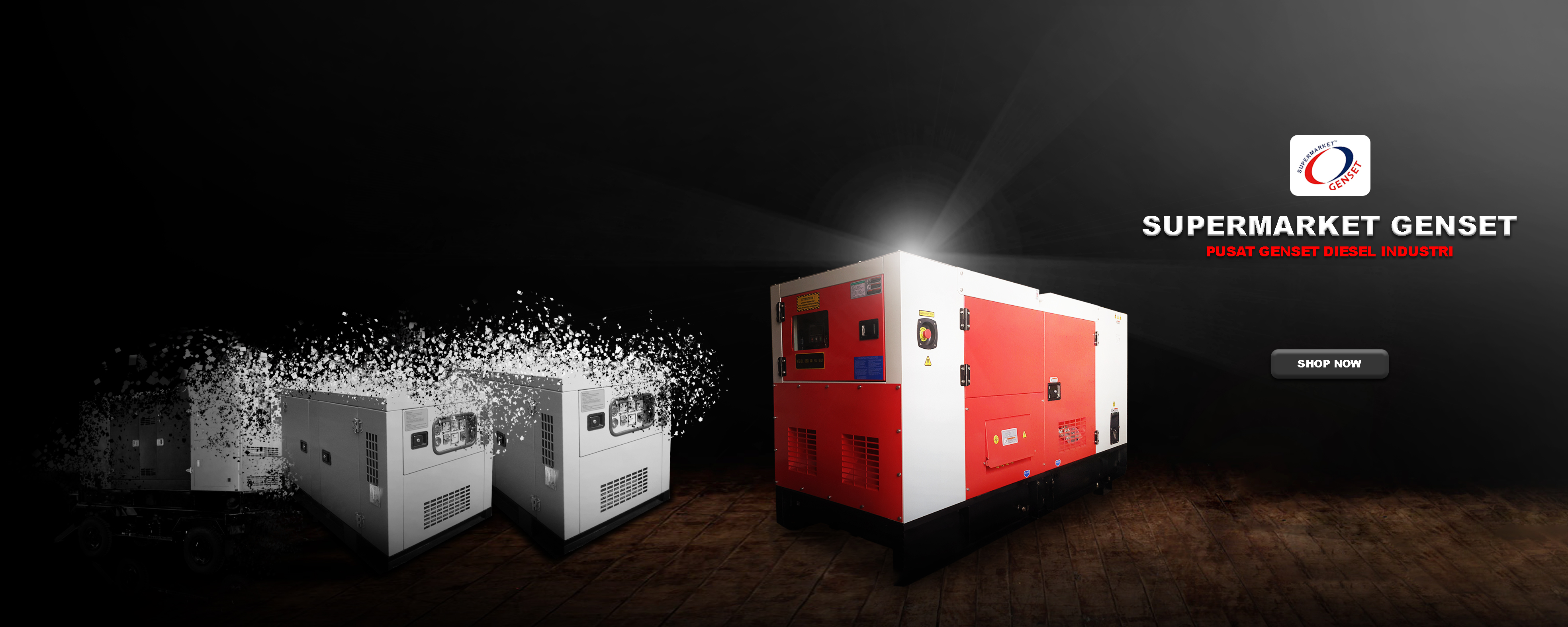 SUPERMARKET GENSET JUAL GENSET DIESEL OPEN SILENT